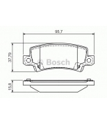 BOSCH - 0986495072 - Дисковые колодки