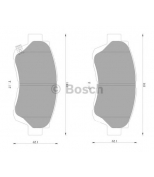 BOSCH - 0986AB2068 - Колодки тормозные