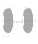 BOSCH - 0986AB2374 - Колодки тормозные