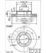 BREMBO - 09914310 - Диск тормозной 09.9143.10