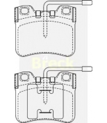 BRECK-LUMAG - 211790070210 - Комплект тормозных колодок  дисковый тормоз