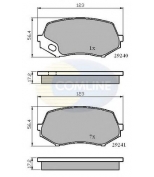 COMLINE - CBP02007 - Колодки