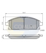 COMLINE - CBP0591 - Колодки пер inf qx4/nis pathfinder 97-/x-trail 01-