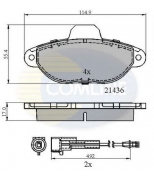 COMLINE - CBP2509 - Колодки дисковые