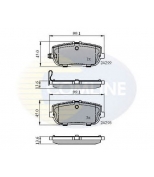 COMLINE - CBP31627 - КОЛОДКИ MAZ MX-5 05 - 08