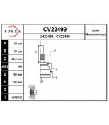 EAI - CV22499K - CV22499K_ШРУС наружный к-кт! 30x27 Audi Q7, VW Touareg 3.2-4.2i/3.0D 02-10