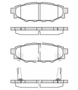 ROAD HOUSE - 2113612 - Колодки тром.диск. Toyota GT 86  Subaru XV  Impreza