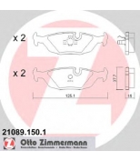 ZIMMERMANN - 210891501 - Колодки тормозные дисковые Saab, Volvo