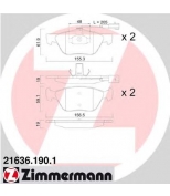 ZIMMERMANN - 216361901 - Колодки тормозные