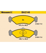 BARUM - BA2146 - Тормозные колодки BARUM