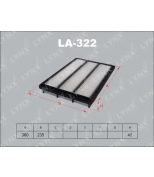 LYNX - LA322 - Фильтр воздушный MITSUBISHI Pajero 3.2TD 01