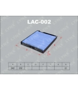 LYNX - LAC002 - Фильтр салонный HYUNDAI Accent 00