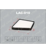 LYNX - LAC010 - Фильтр салонный CHEVROLET Lanos 05 /Nubira 05 , DAEWOO Lanos 97 /Nubiria 97