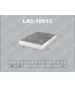 LYNX - LAC1001C - Фильтр салонный угольный AUDI A4 00-08/A6 97-05/Allroad 00-05