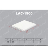 LYNX - LAC1900 - Фильтр салонный SSANGYONG Actyon 2.0D 10  / Korando C 2.0D 10