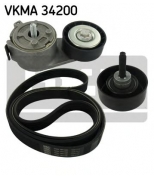 SKF - VKMA34200 - Комплект поликлинового ремня