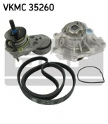 SKF VKMC35260 Копмлект ролик + ремень + помпа OPEL ASTRA H 1.6/1.8