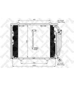 STELLOX - 1045055SX - 10-45055-SX =NS94426=MS5245=VL817492 [2028300770] !радиатор конд.MB W202 2.0i/2.3i/2.5TDi 95-00