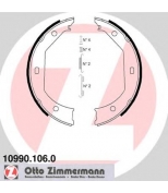 ZIMMERMANN - 109901060 - Комплект тормозных колодок, стояночная тормозная система