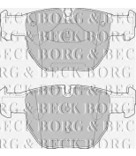 BORG & BECK - BBP1853 - Колодки тормозные (BBP1853)