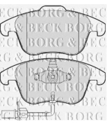 BORG & BECK - BBP2052 - Колодки тормозные (BBP2052)