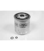 CHAMPION - L116606 - Фильтр топливный MERCEDES W202/210/124/201/463/140/Sprinter/Vito [OM601,OM603,OM604,OM605,OM606]