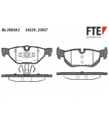 FTE - BL2002A2 - Колодки тормозные задние 1- E81/E87/ 3- E90/E91/E92/E93/F30/ X1 E84