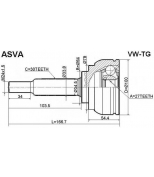 ASVA - VWTG - ШРУС  наружный 27x64x30 (touareg 7l0 2002-) asva