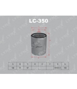 LYNX - LC350 - Фильтр масляный MITSUBISHI Canter 86 , ISUZU Campo 2.2D-2.5D  90