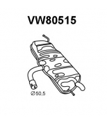 VENEPORTE - VW80515 - Глуш. зад. ч. golf v/golf v plus 1.6i/fsi h/mpv 10/03-