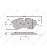 LYNX - BD1402 - Колодки тормозные передние DAEWOO Nexia/Lanos/Espero, OPEL Astra  98/Omega A/Vectra A-B/Kadett  93