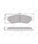 LYNX - BD1804 - Колодки тормозные задние DAEWOO Evanda 02 , CHEVROLET Epica 05