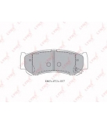 LYNX - BD3616 - Колодки тормозные задние HYUNDAI Santa Fe 06