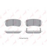 LYNX - BD3626 - Колодки тормозные задние HYUNDAI H-1 2.5D 97  / Starex 2.5D 97-04 / ix35 3.0D-3.8 08  , KIA Carnival / Grand Carnival 2.2D-2.9D 06