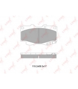 LYNX - BD7606 - Колодки тормозные передние TOYOTA Hilux 2.5D-3.0D 05