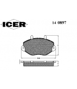 ICER - 140897 - Комплект тормозных колодок, диско