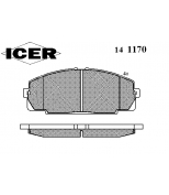 ICER - 141170 - Комплект тормозных колодок, диско