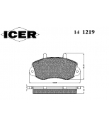ICER - 141219 - Комплект тормозных колодок, диско