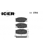 ICER - 141504 - Комплект тормозных колодок, диско