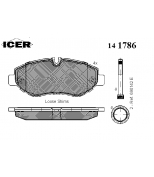 ICER - 141786 - Комплект тормозных колодок, диско