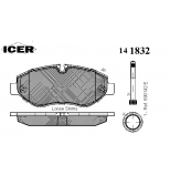 ICER - 141832 - Комплект тормозных колодок, диско