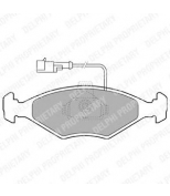 DELPHI - LP1415 - Дисковые тормозные колодки  комплект