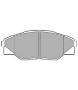 DELPHI - LP2496 - К-т торм. колодок Fr HY Solaris