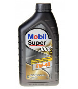 MOBIL 152567 Моторное масло Mobil SUPER 3000 X1 5W-40 (кан1л)