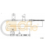 COFLE - 170001 - Трос стояночного тормоза прав задн NISSAN MICRA K11E all (барабанные тормоза) 93-