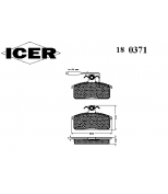 ICER - 180371 - Комплект тормозных колодок, диско