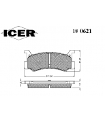 ICER - 180621 - 180621000944001 Тормозные колодки дисковые