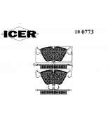 ICER 180773 Комплект тормозных колодок, диско