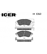 ICER - 181263 - Комплект тормозных колодок, диско