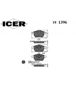 ICER - 181396 - Комплект тормозных колодок, диско